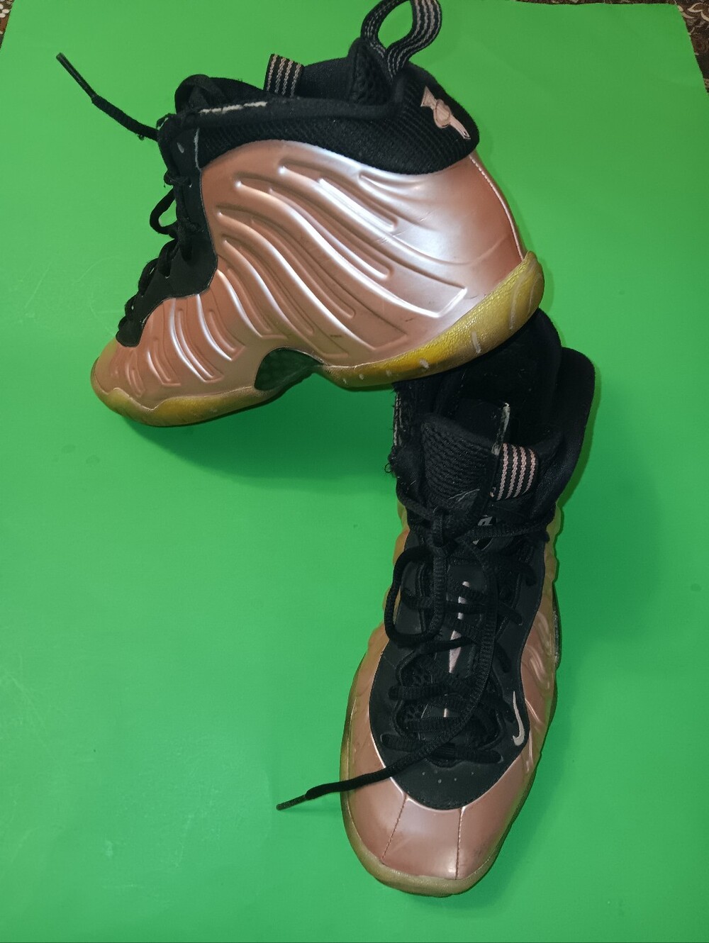 Nike Air Foamposite One Rust Pink/Black (644791-601) Youth Sz 7/Women's Sz 8.5